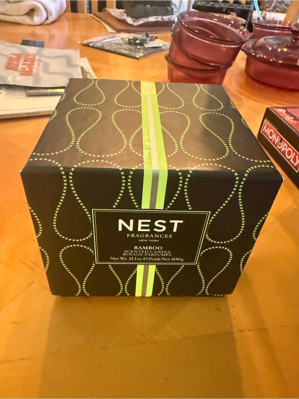 NEW Nest Fragrances Bamboo 3-Wick Scented Candle 21.1 oz 600g in Original Box
